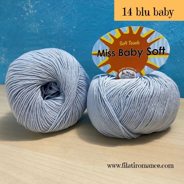 Miss Baby Soft di Miss Tricot Filati - 100% cotone qualità soft