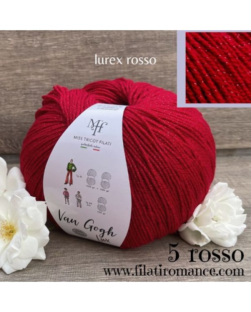 Van Gogh Lux di Miss Tricot Filati, gomitolo da 200gr