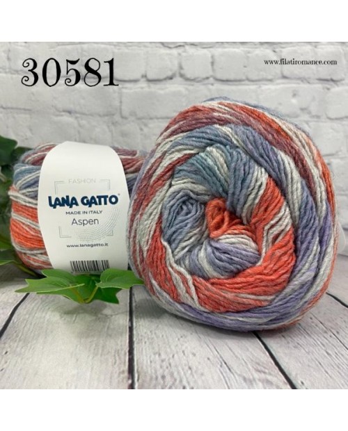 Aspen di Lana Gatto - gomitolone da 100g in misto lana